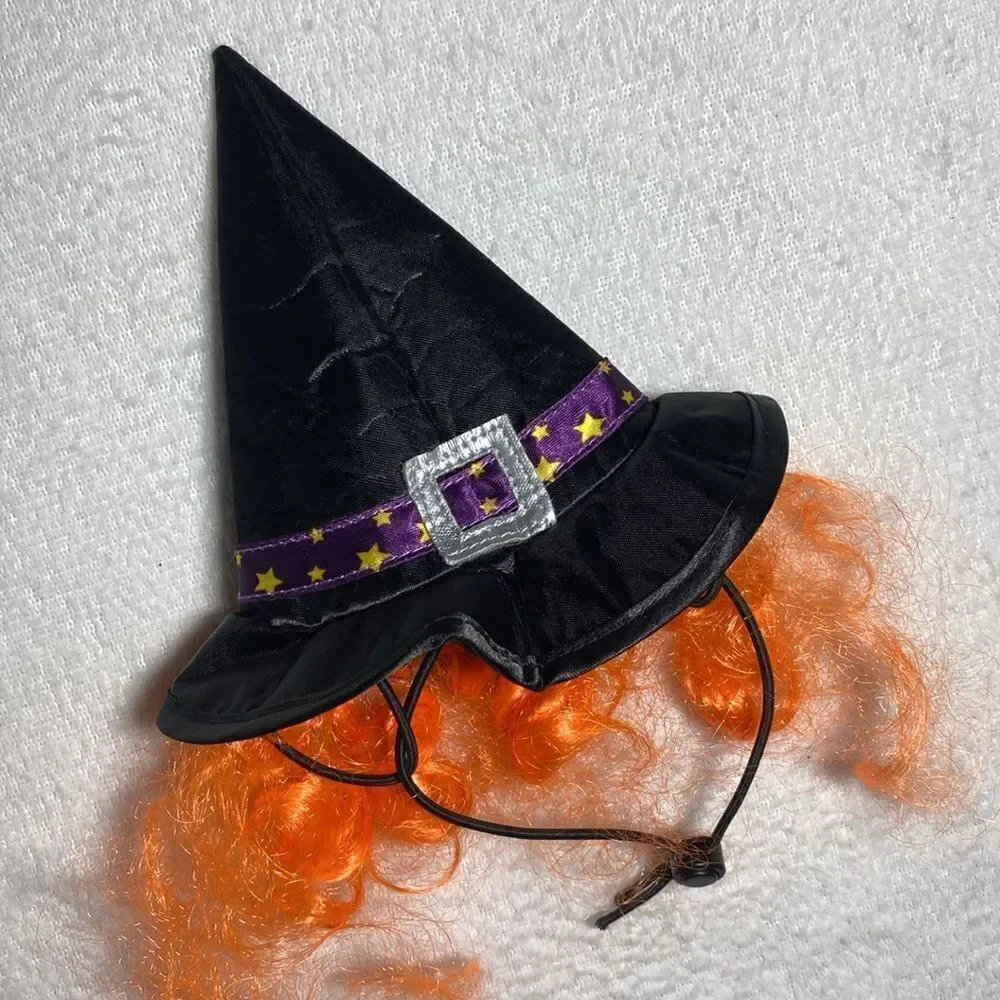 Dog Halloween Witch Hat Costume